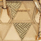 Gold Leather Patch Mercer Tote