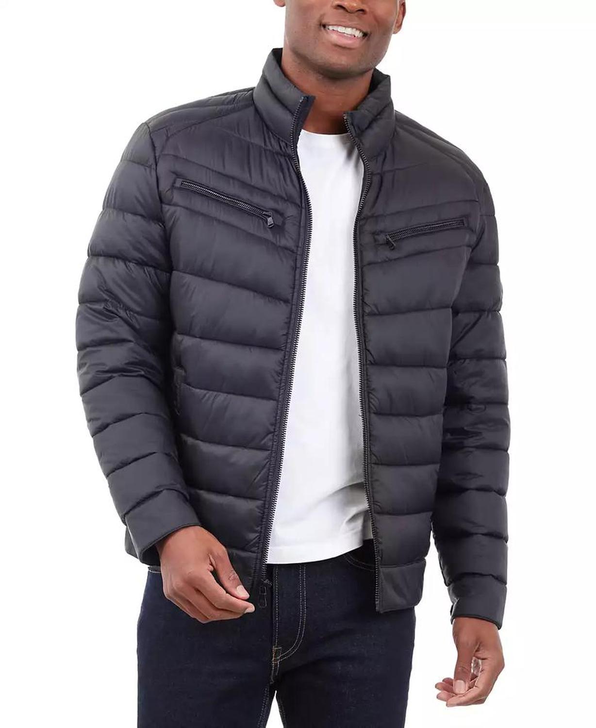 Men's Quilted Full-Zip Puffer Jacket