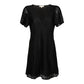 Michael Michael Kors Puff Sleeved Lace Mini Dress