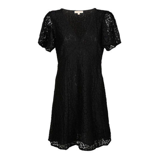 Michael Michael Kors Puff Sleeved Lace Mini Dress