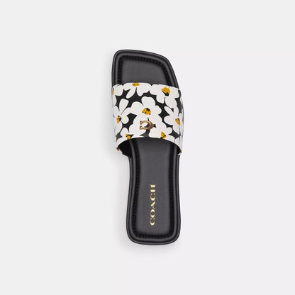 Coach Outlet Florence Sandal With Floral Print