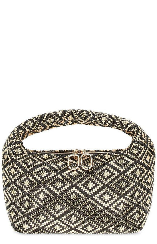 Furla Knitted Top Handle Bag