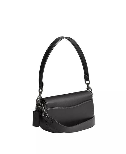 Emmy Leather Mini Saddle Bag