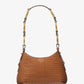 Bardot Mini Crocodile Embossed Patent Leather Hobo Shoulder Bag