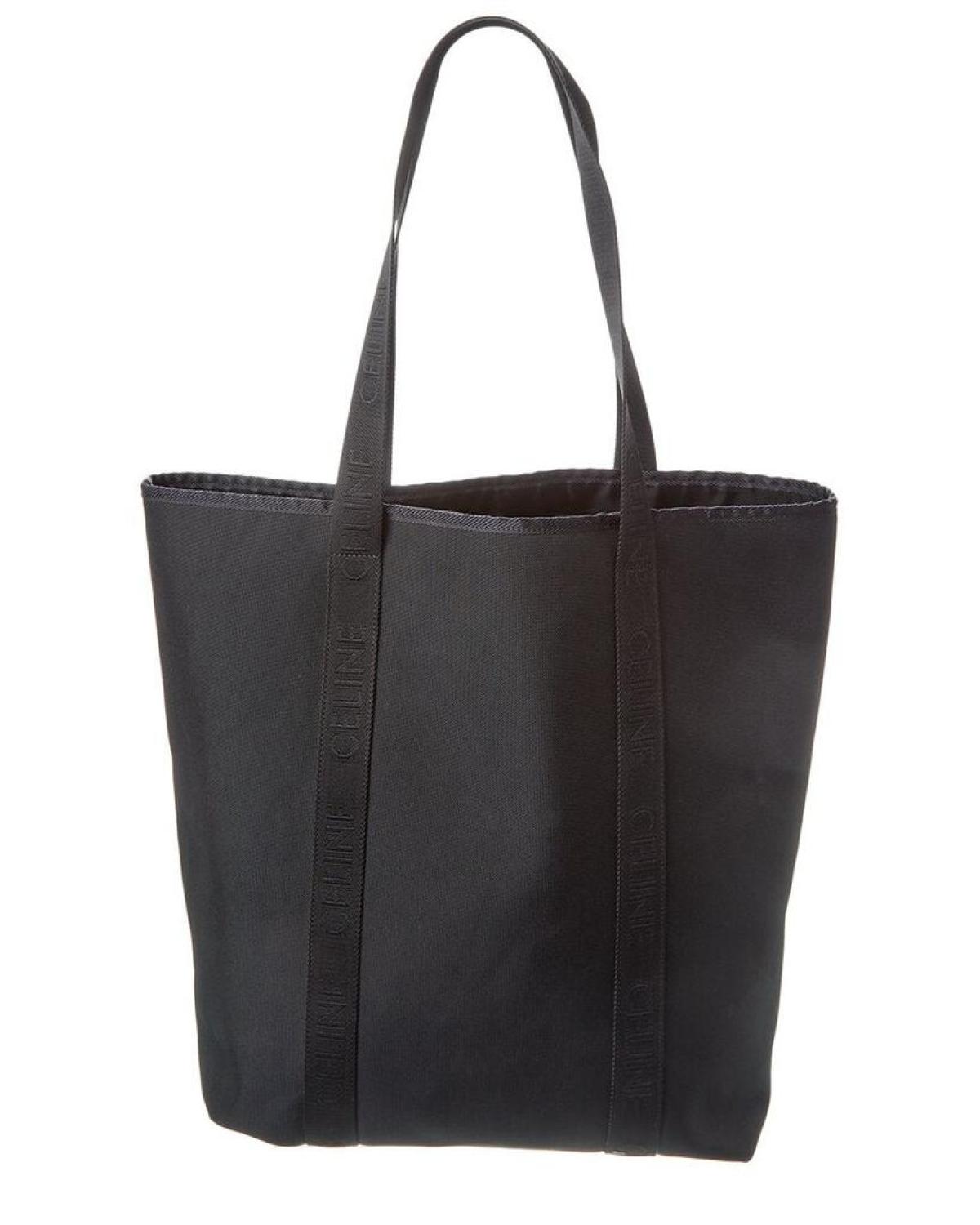 CELINE Vertical Cabas Canvas Tote