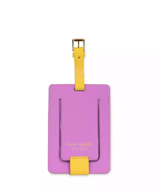 New York Just Mine Initial Luggage Tag, S