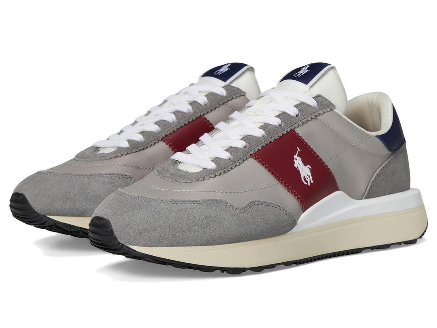 Train 89 Suede-Paneled Sneakers