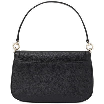 Hudson Pebbled Leather Flap Small Shoulder Bag