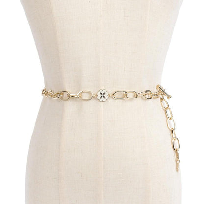 Women's Enamel Chain Belt