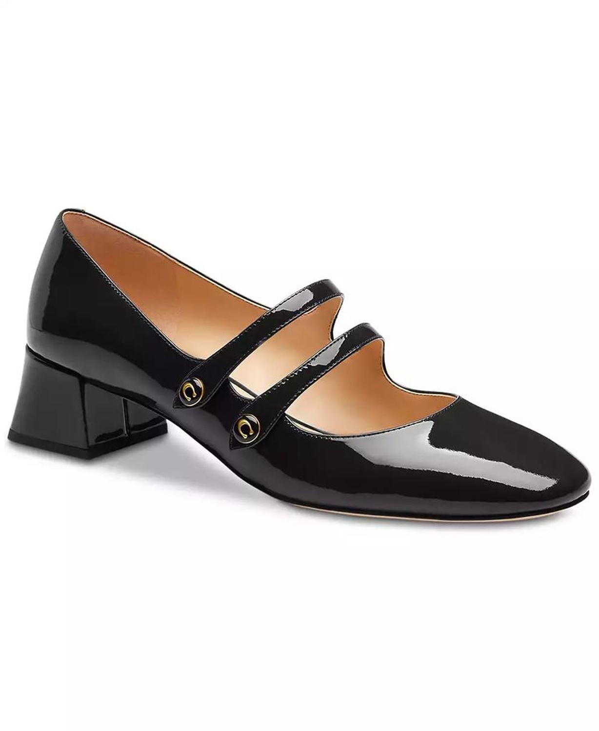 Women's Angelina Double Buckle Mary Jane Pumps