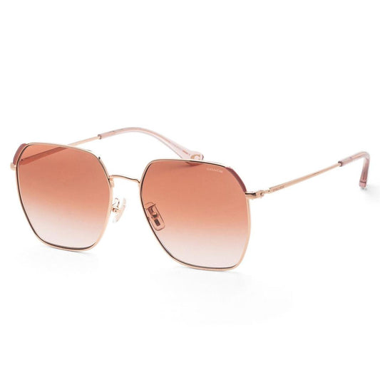 Coach Women's 60mm Shiny Rose Gold Sunglasses HC7165D-933113-60