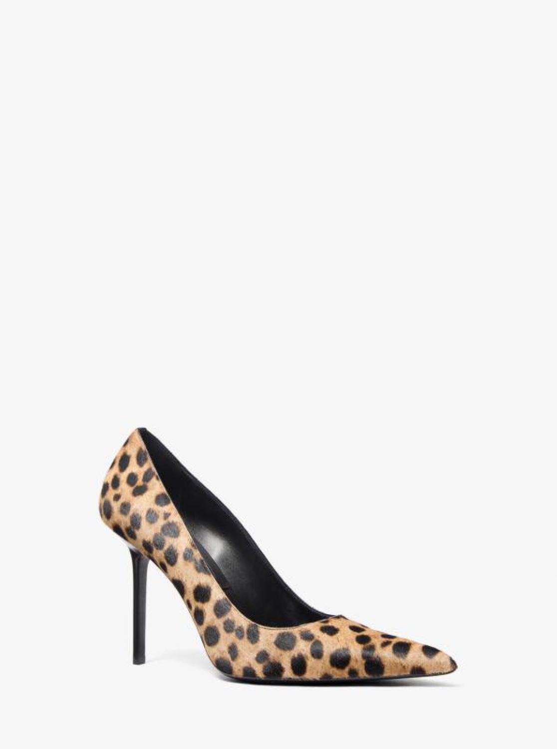 Winona Cheetah Print Calf Hair Pump