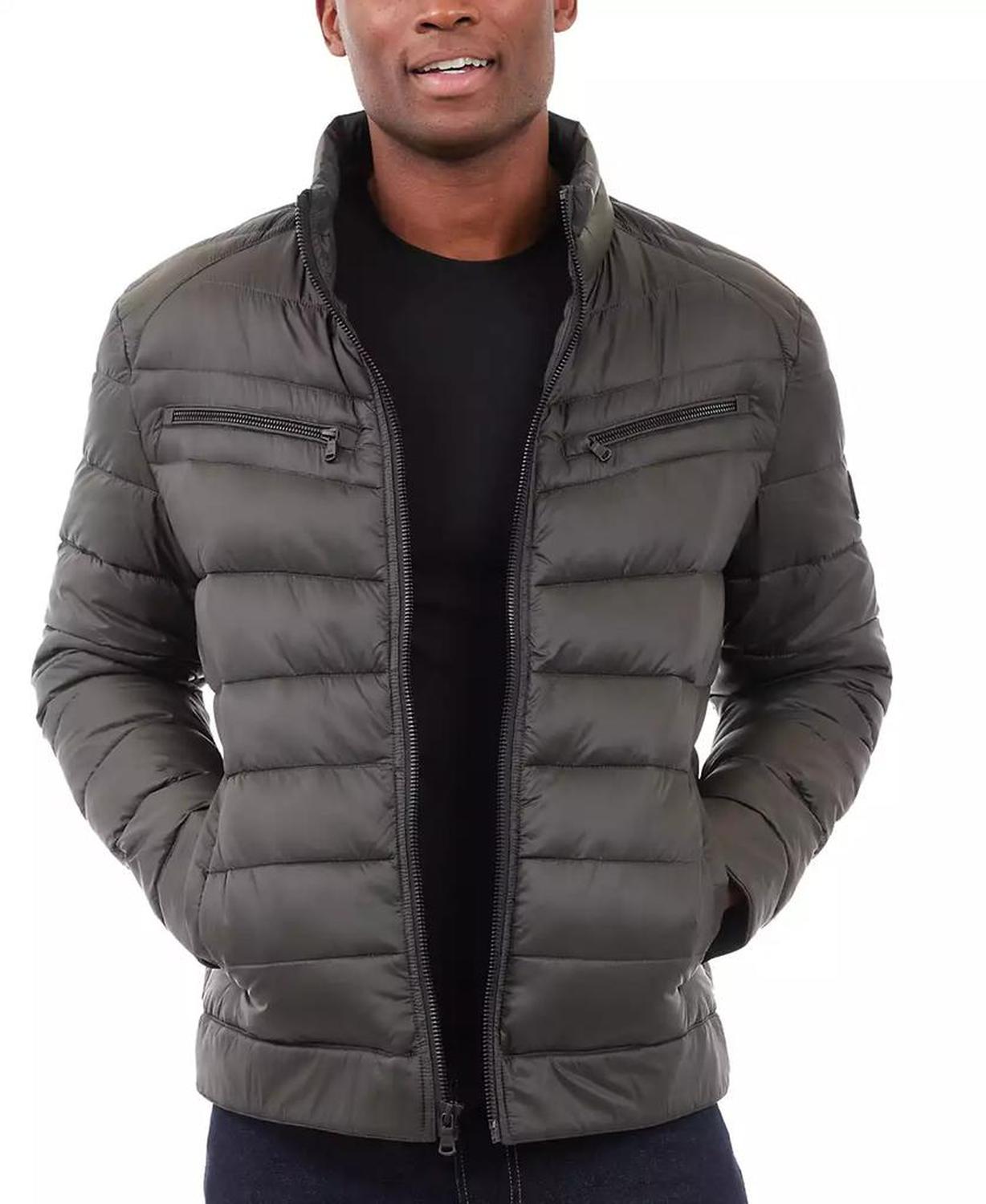 Men's Quilted Full-Zip Puffer Jacket