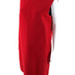 Michael Kors Collection Womens High Neck Sleeveless Shift Dress Red Wool