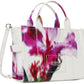 Pink & White 'The Future Floral Leather Medium' Tote