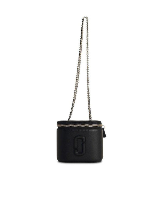 Marc Jacobs The Vanity Logo Plaque Zipped Mini Crossbody Bag