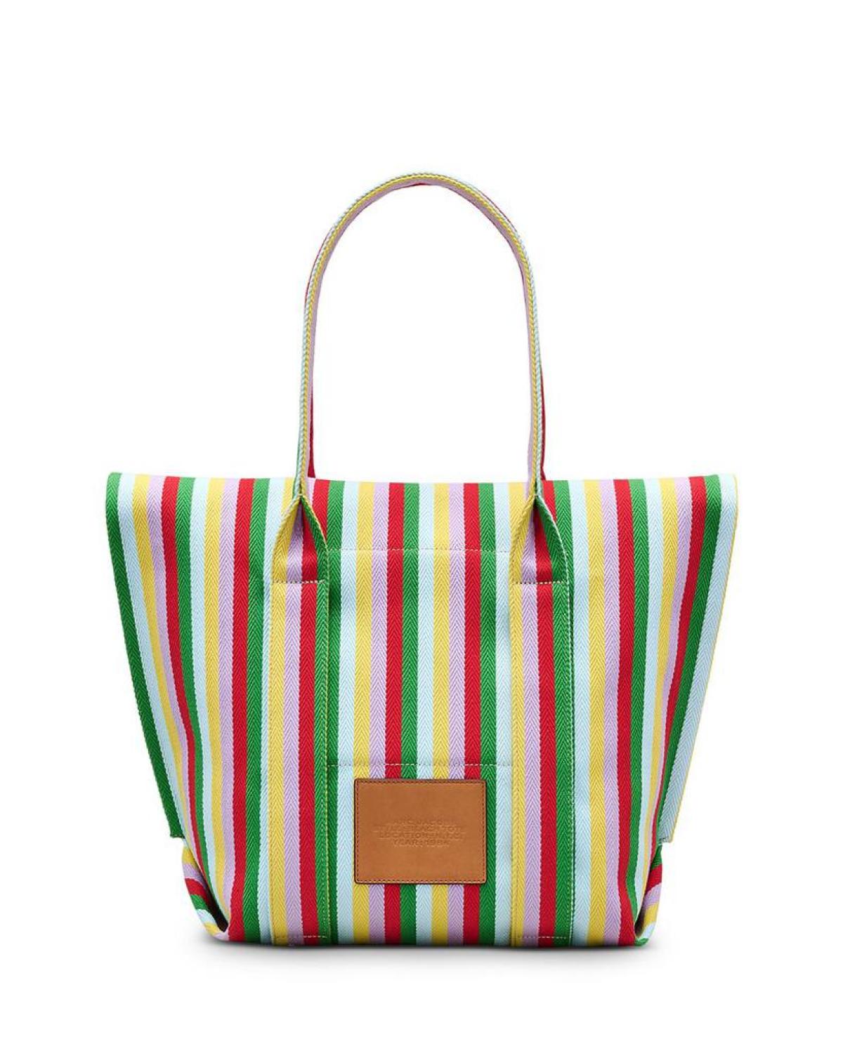 The Striped Jacquard Beach Tote Bag