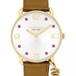 Women's Elliot Tan Leather Strap Watch 36mm