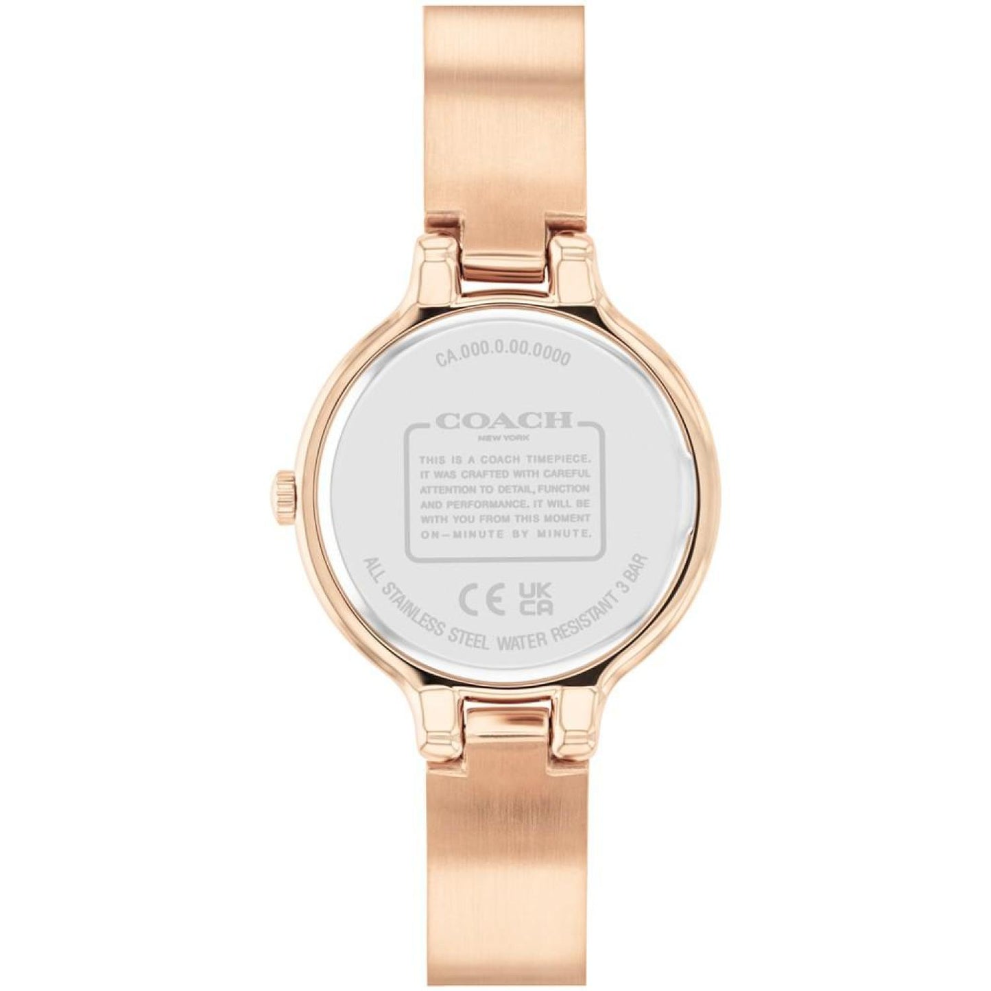 Women's Chelsea Gold-Tone and Light Pink Signature C Bangle Watch 27mm