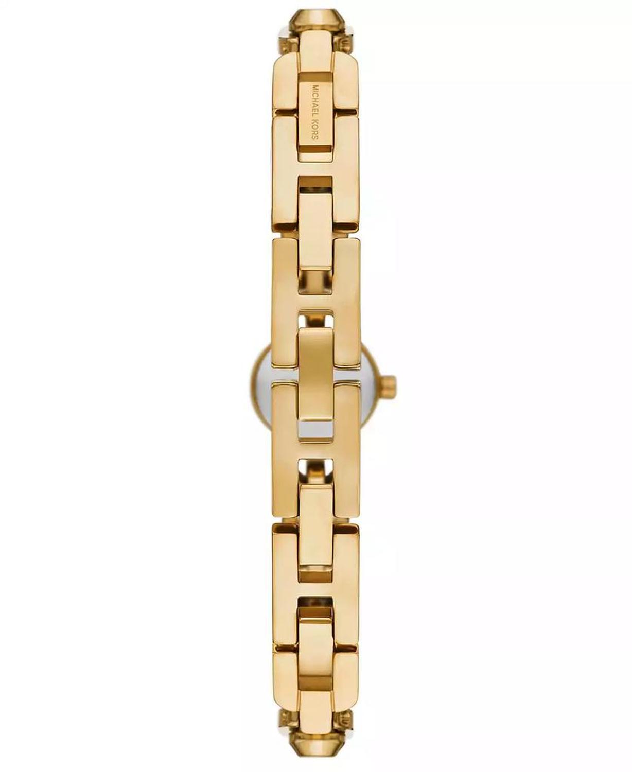 Women's MK Astor Link Two-Hand Gold-Tone Stainless Steel Watch 14mm