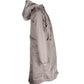 Max Mara Weekend Reversible Floral Parka in Silver Nylon