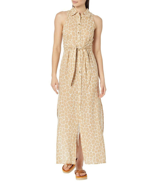 Giraffe Maxi Tie Dress