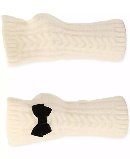 Velvet Bow Arm Warmers