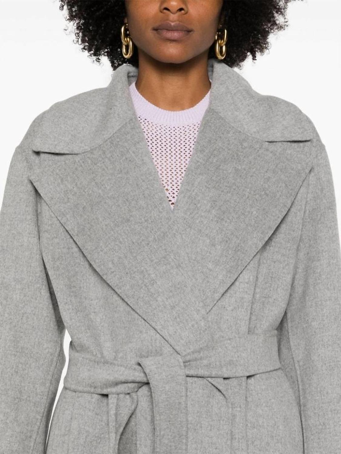 Olanda Coat In Light Grey