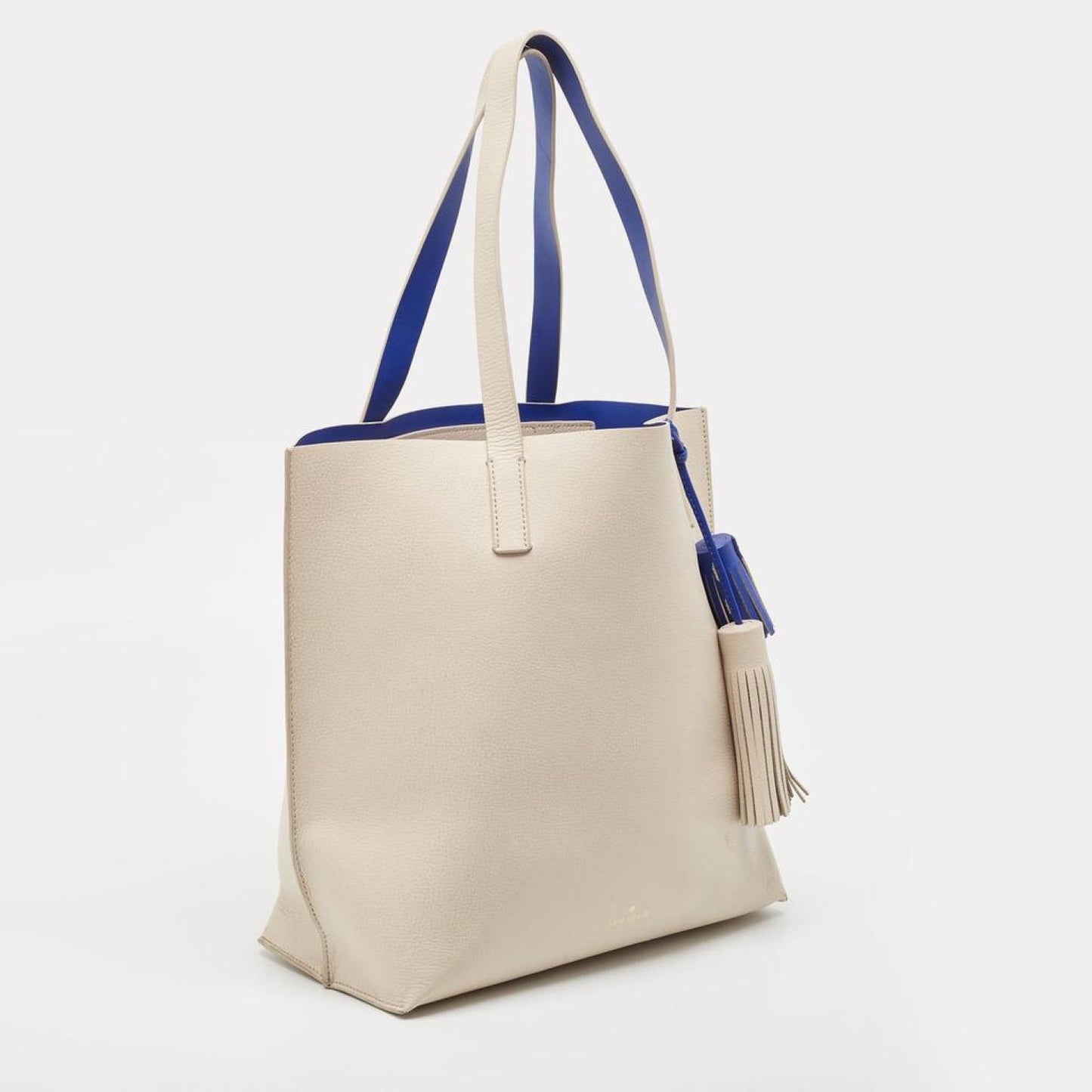 Kate Spade Off-White Leather Foster Court Tasha Tote