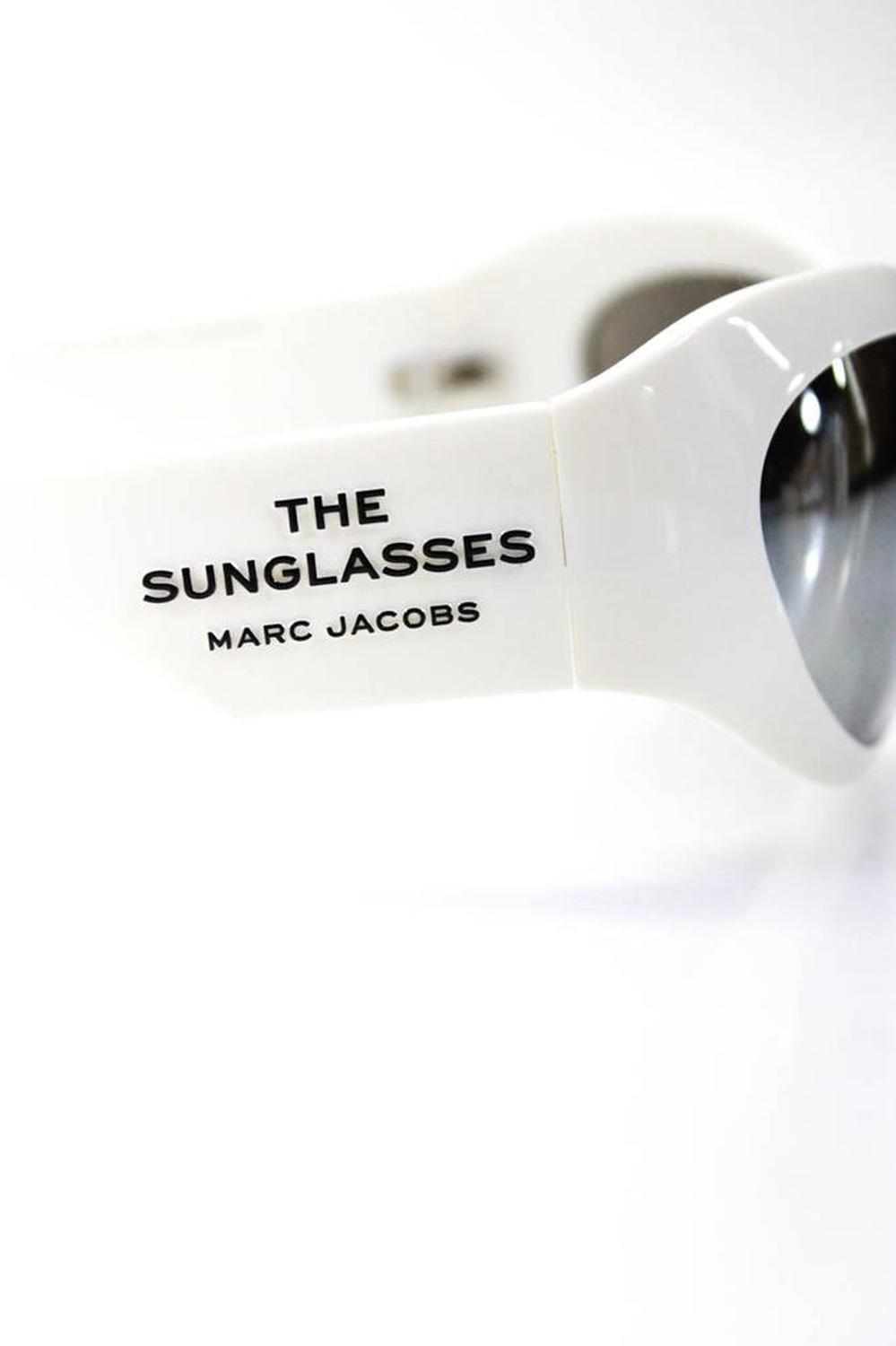 Marc Jacobs Womens SZJT4 Logo Cream Wrap Sunglasses from eBay Endless Runway