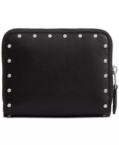 Billfold Rivet Leather Wallet