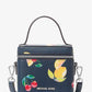 Sandrine Small Sequined Fruit Print Crossbody Bag