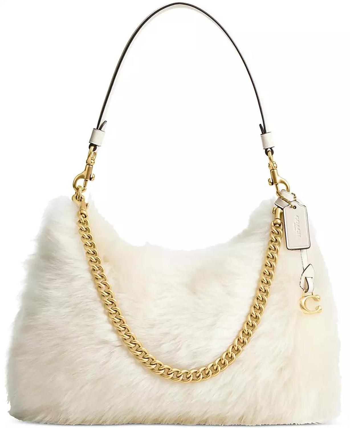 Juliet Shearling Medium Shoulder Bag