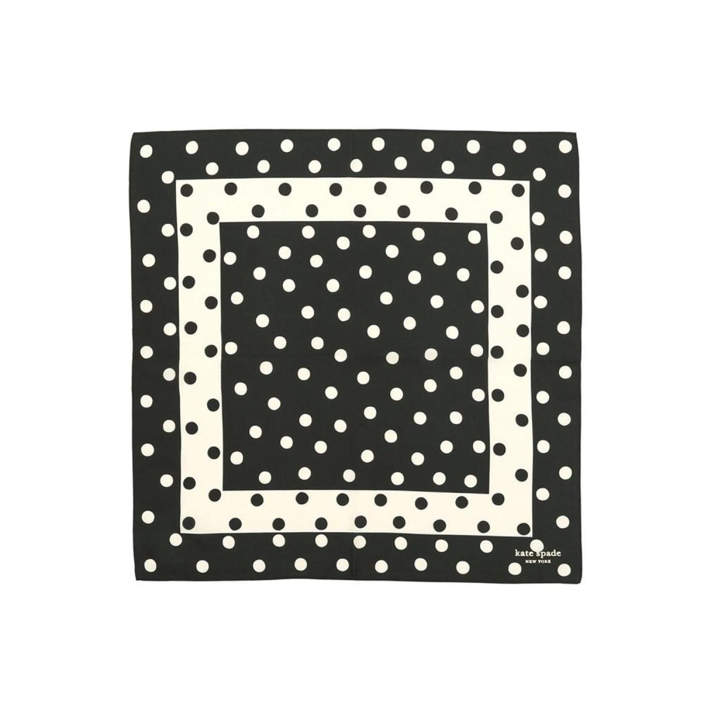 Women's Springtime Dot Silk Bandana Scarf