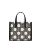 Manhattan Dot Tweed Small Tote Bag