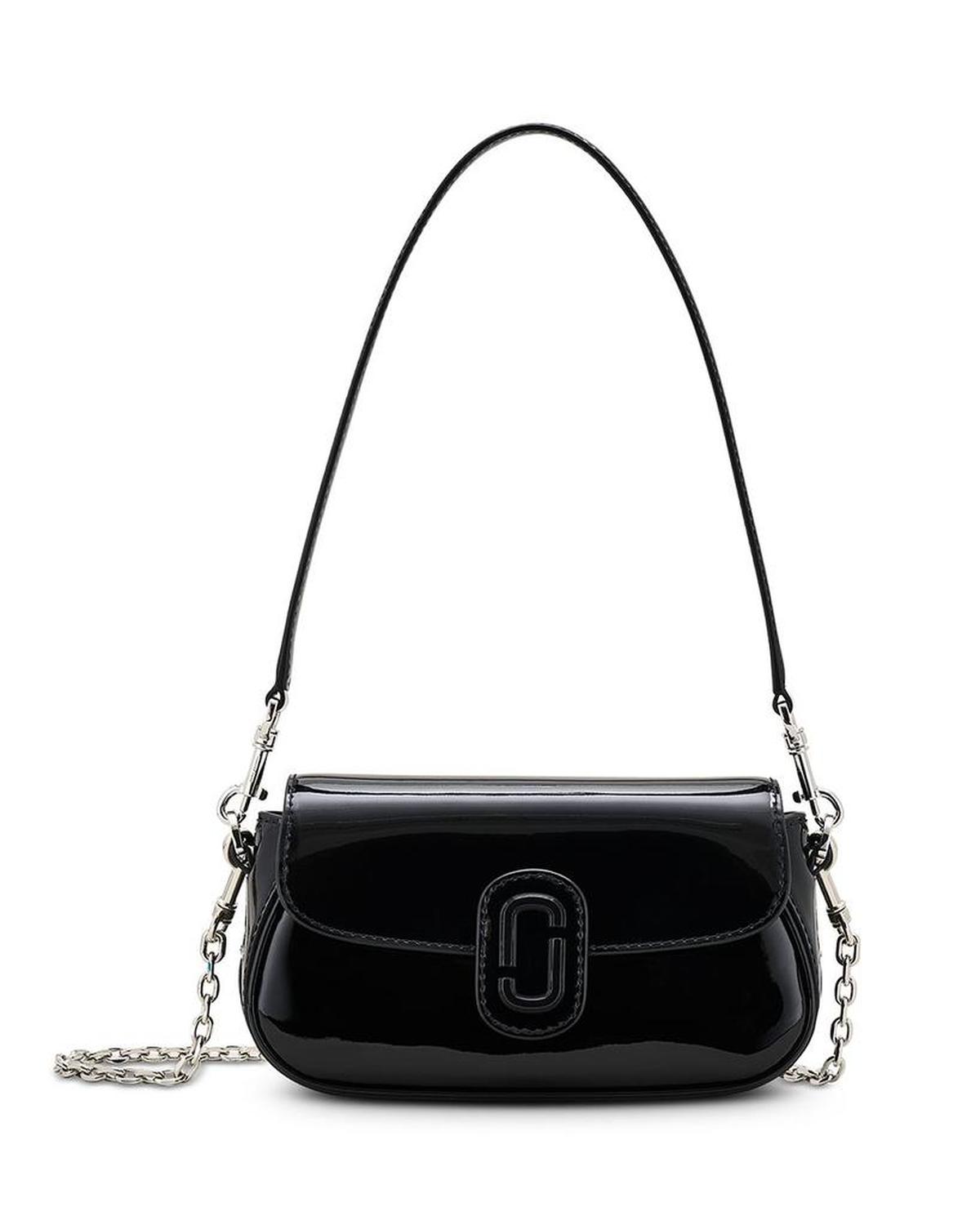 The Patent Leather Clover Shoulder Bag