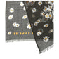 Women's Daisy Cluster Printed Oblong Scarf