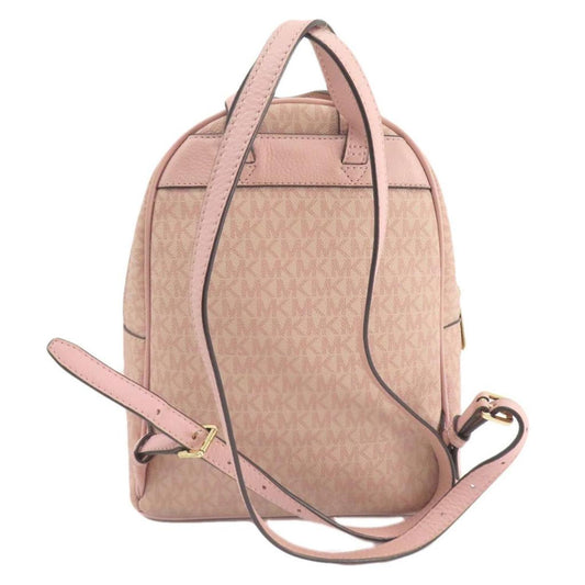 Michael Kors Abbey  Canvas Backpack Bag (Pre-Owned)