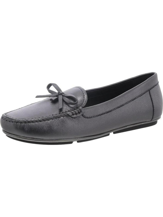 Juliette Womens Leather Slip-On Loafers