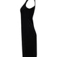 Michael Kors Midi Dress in Black Virgin Wool