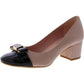 Bowdie Womens Leather Cap toe Pumps