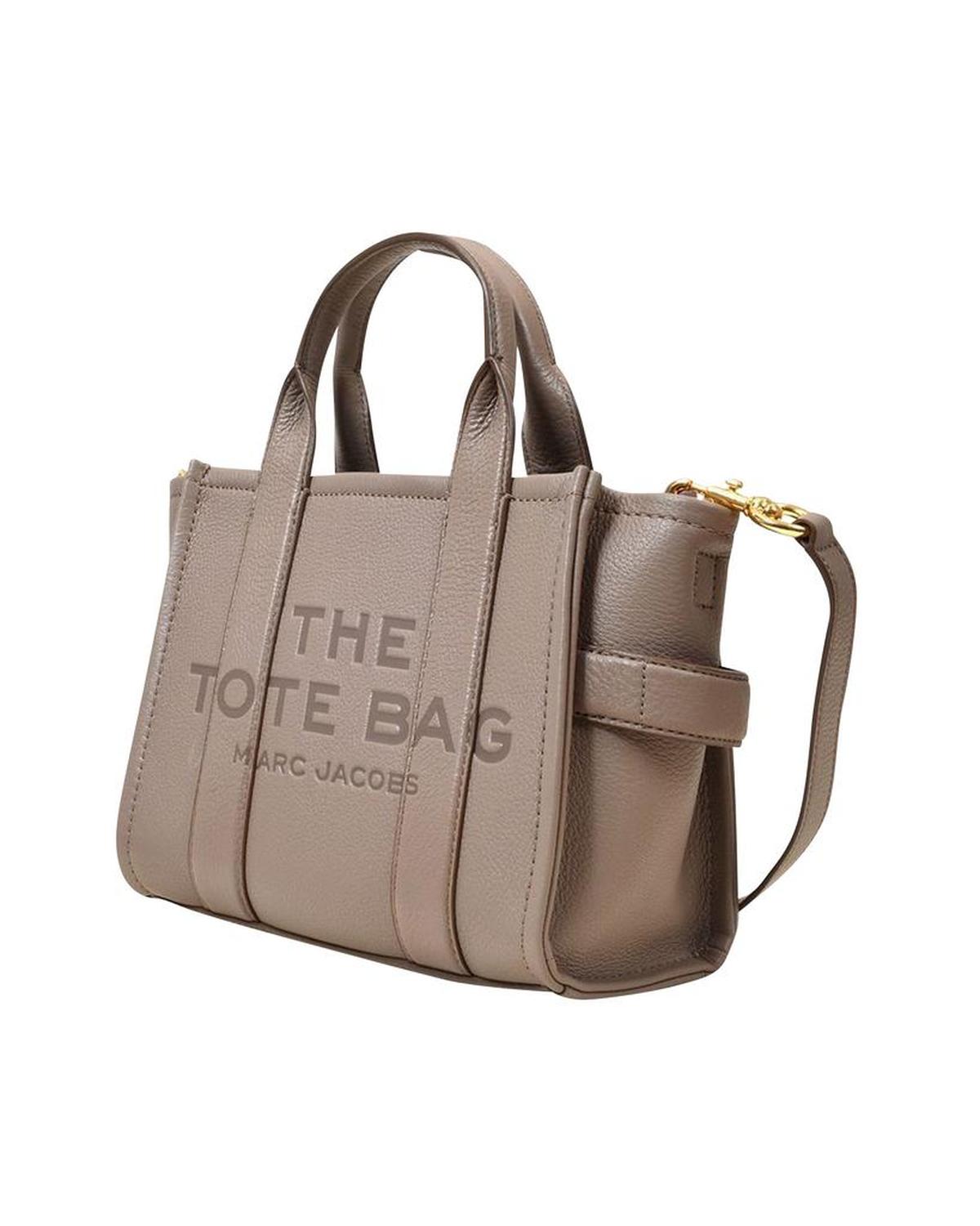 The Mini Tote Bag - Marc Jacobs -  Cement - Leather