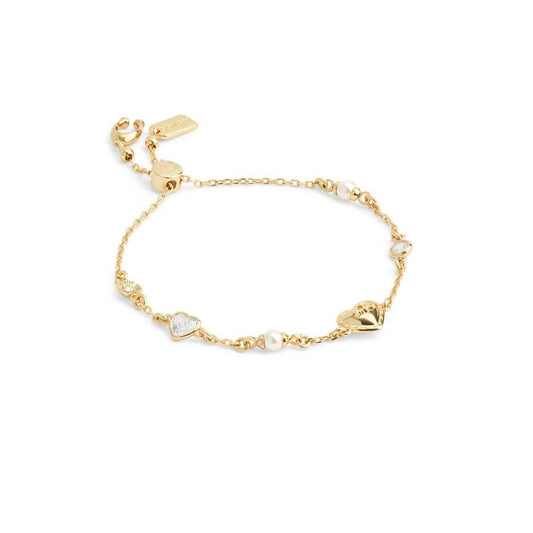 Faux Stone Signature Horse Carriage Slider Bracelet