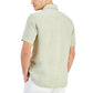 Men's Slim-Fit Linen Short-Sleeve Shirt