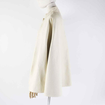 VALDEZ Cotton Poncho Ivory