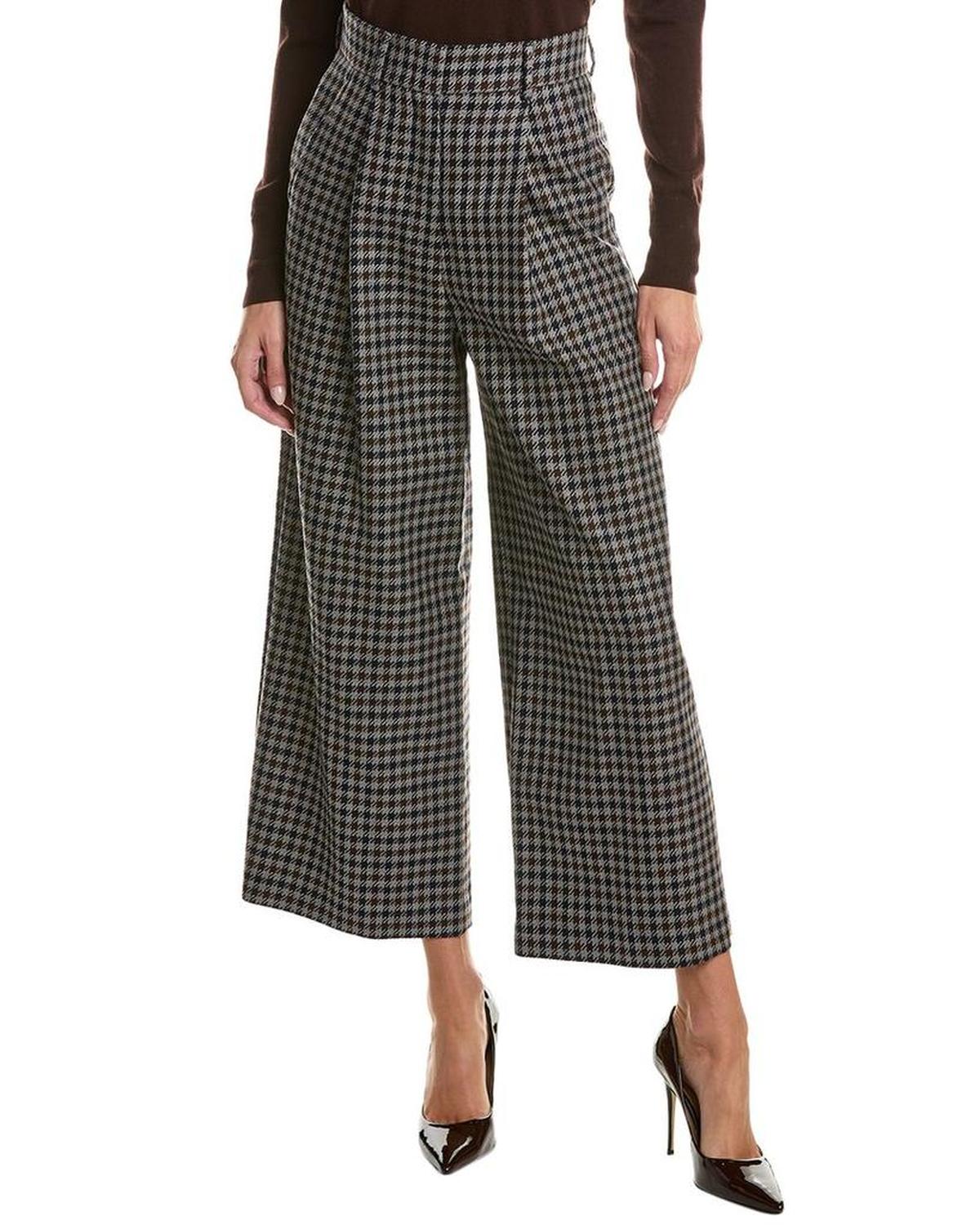 Weekend Max Mara Aggetto Wool-Blend Trouser