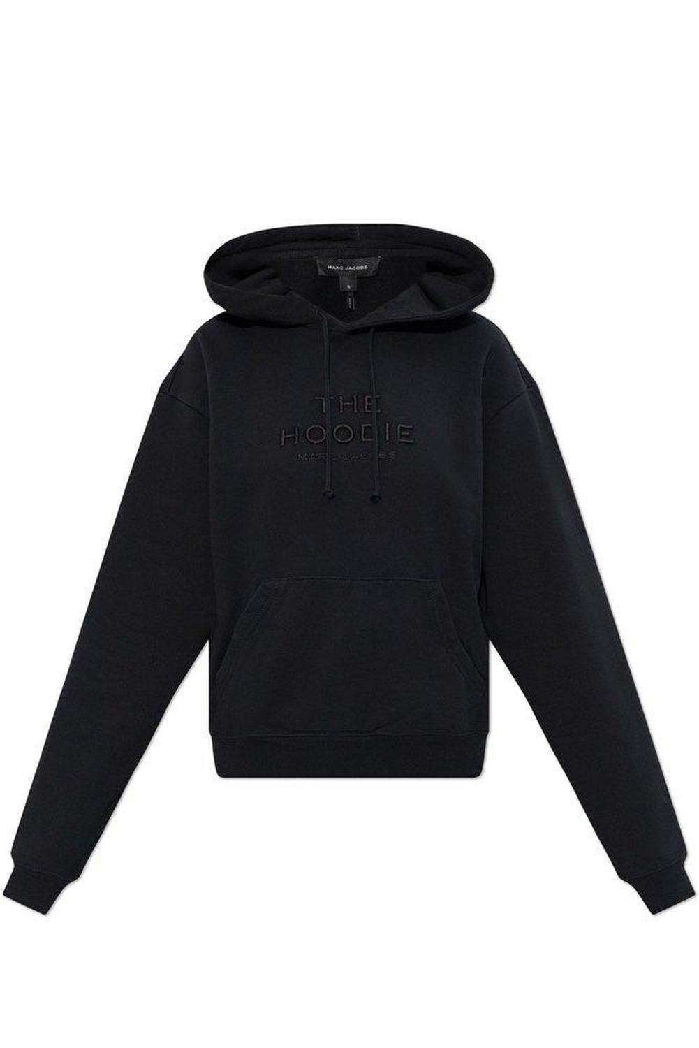 Marc Jacobs Logo Embroidered Drawstring Hoodie