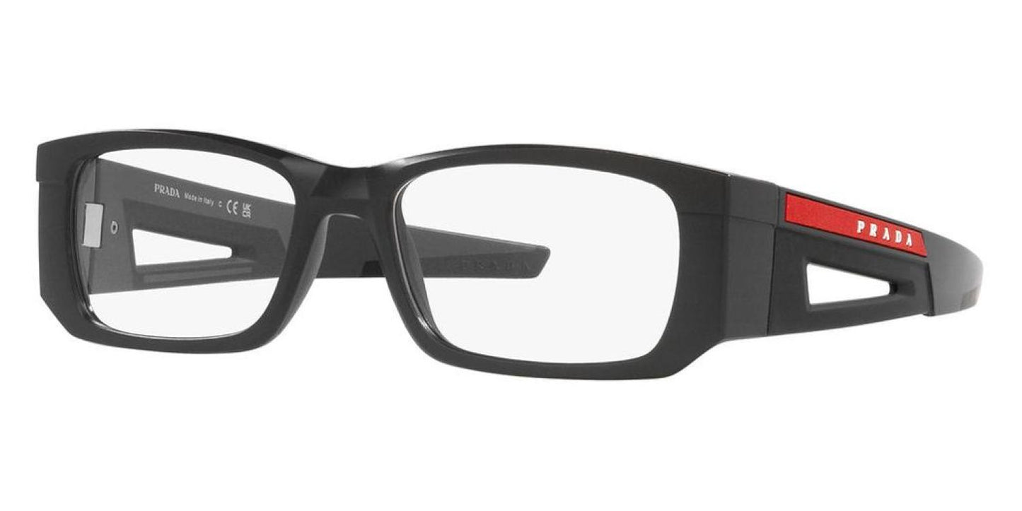 Prada Men's PS-03PV-11C1O1 Linea Rossa 55mm Matte Grey/Black Opticals