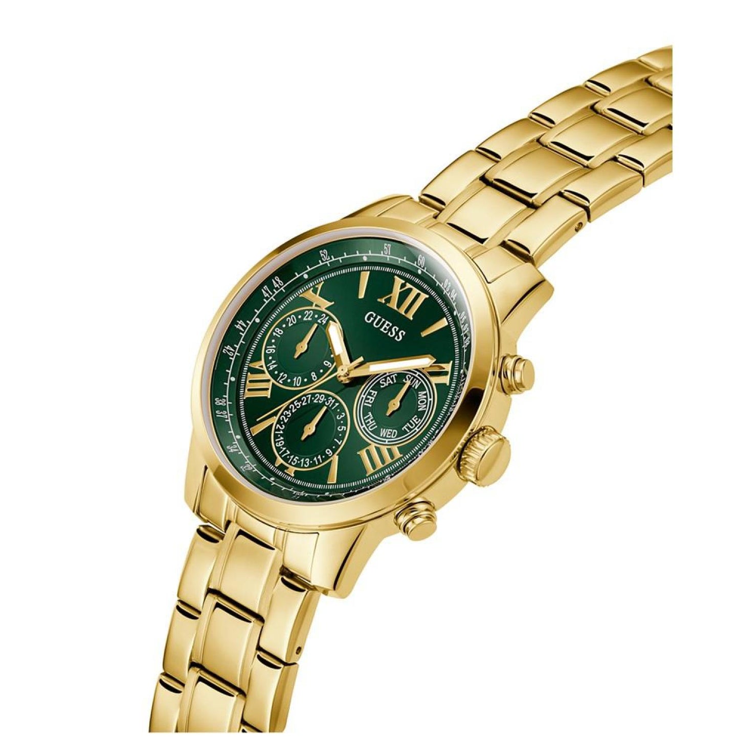 Women's Multi-Function Gold-Tone Stainless Steel Watch 42mm