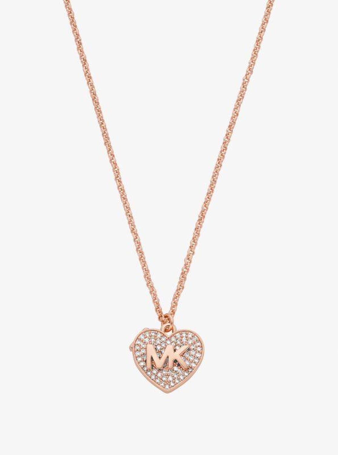 Pavé Heart Locket Necklace